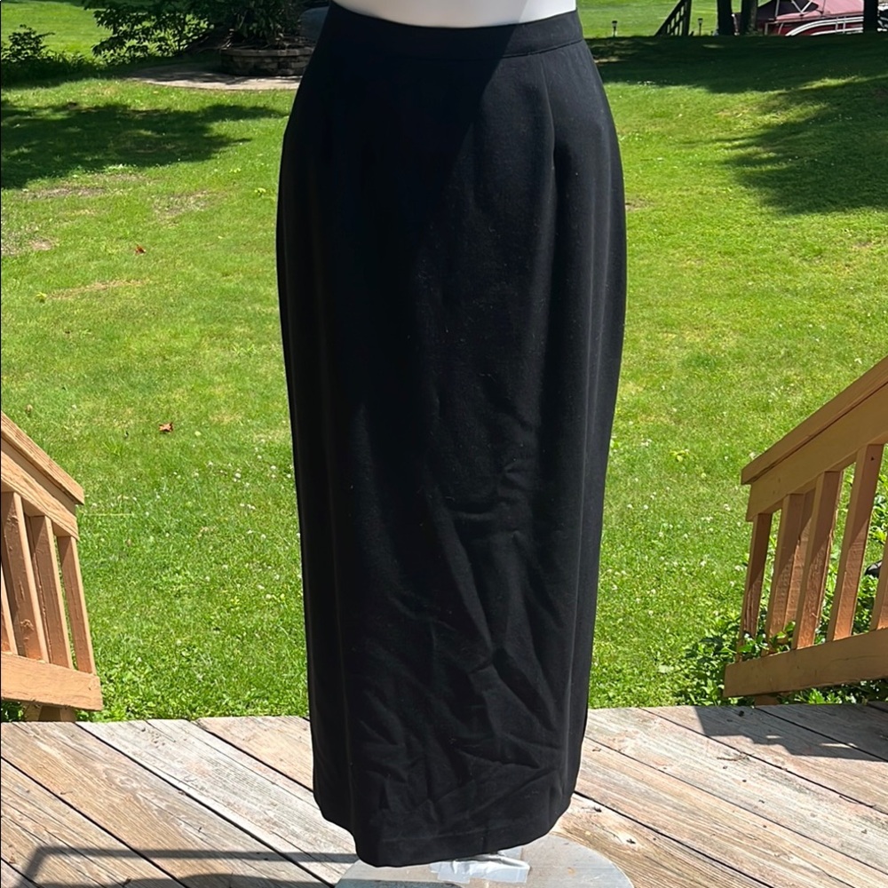 NWT Casual Corner vintage wool maxi skirt M